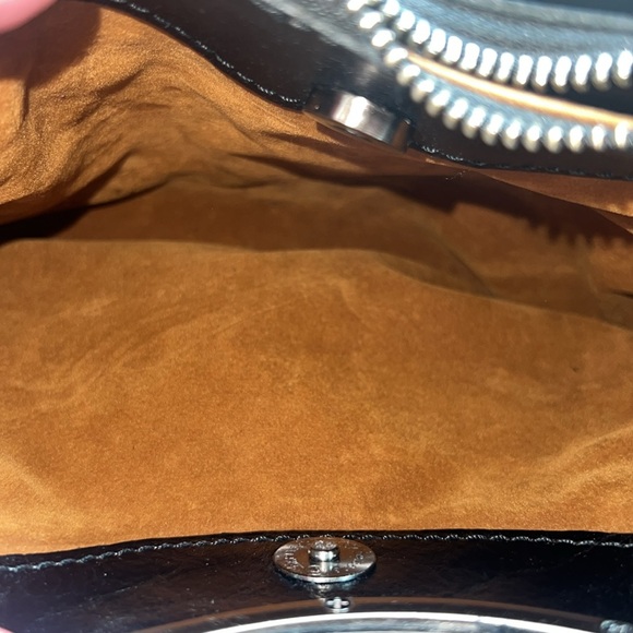 Patricia Nash Aria Shopper Tribal Weave Black and Brown Top Handle Crossbody - Picture 13 of 16